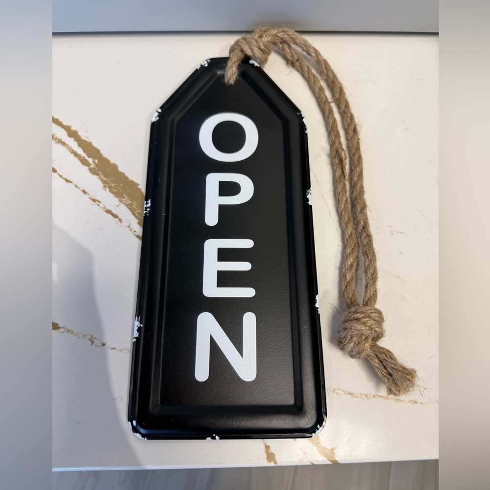 Rustic OPEN/ CLOSED sign